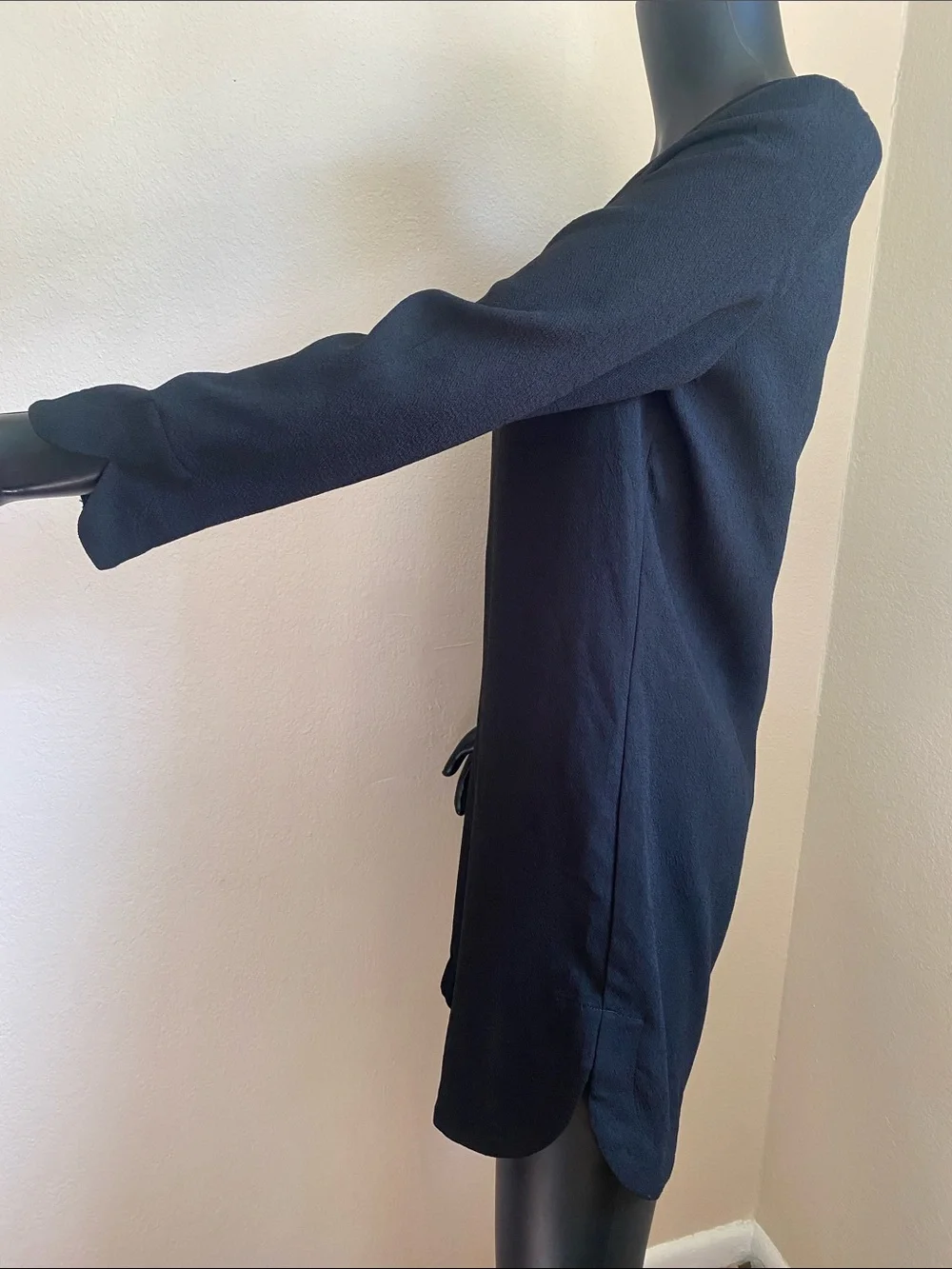 mittoshop Black Long Sleeve Shift Dress NWTs